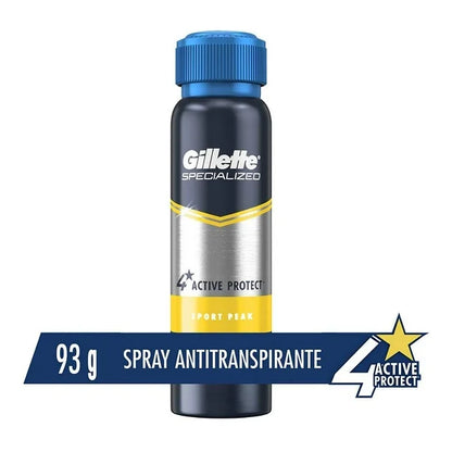 GILLETTE DESODORANTE AERO ANTITRANSPIRANTE SPORT PEAK 93 G