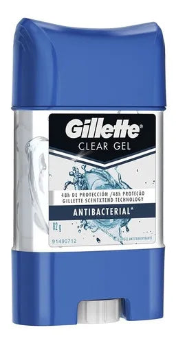 GILLETTE DESODORANTE GEL ANTITRANSPIRANTE ANTIBACTERIAL 82 G