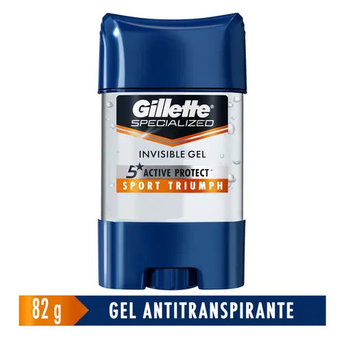 GILLETTE DESODORANTE GEL ANTITRANSPIRANTE SPORT TRIUMPH 82 G