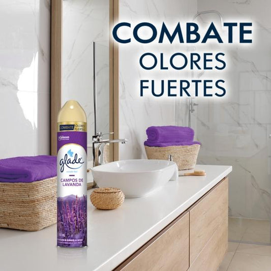 GLADE AROM  CAMPOS DE LAVANDA 12/400 ML