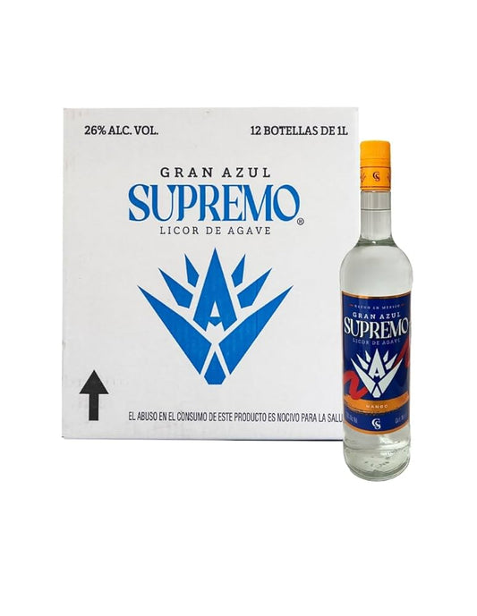 GRAN AZUL SUPREMO LICOR AGAVE MANGO 12/1 L