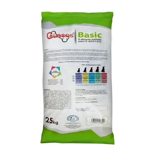 GUESOS BASIC ALIMENTO PARA PERRO ADULTO C/25 K