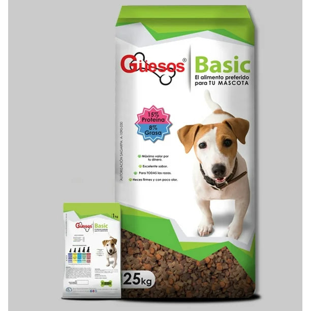 GUESOS BASIC ALIMENTO PARA PERRO ADULTO C/25 K