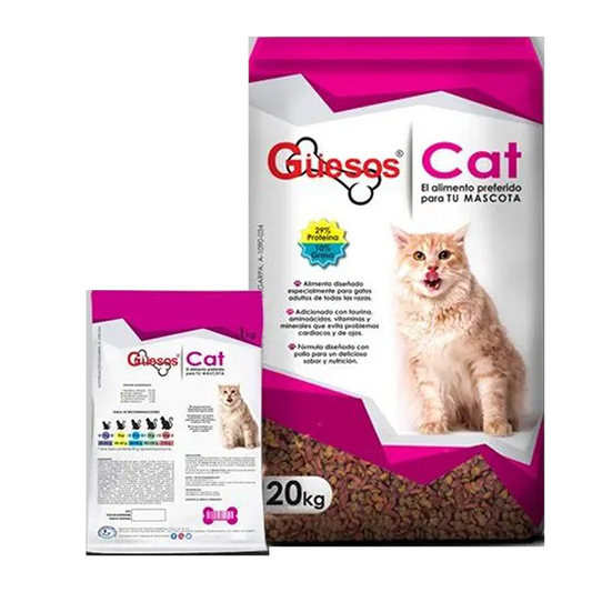 GUESOS CAT  ALIMENTO PARA GATO 20/1 K