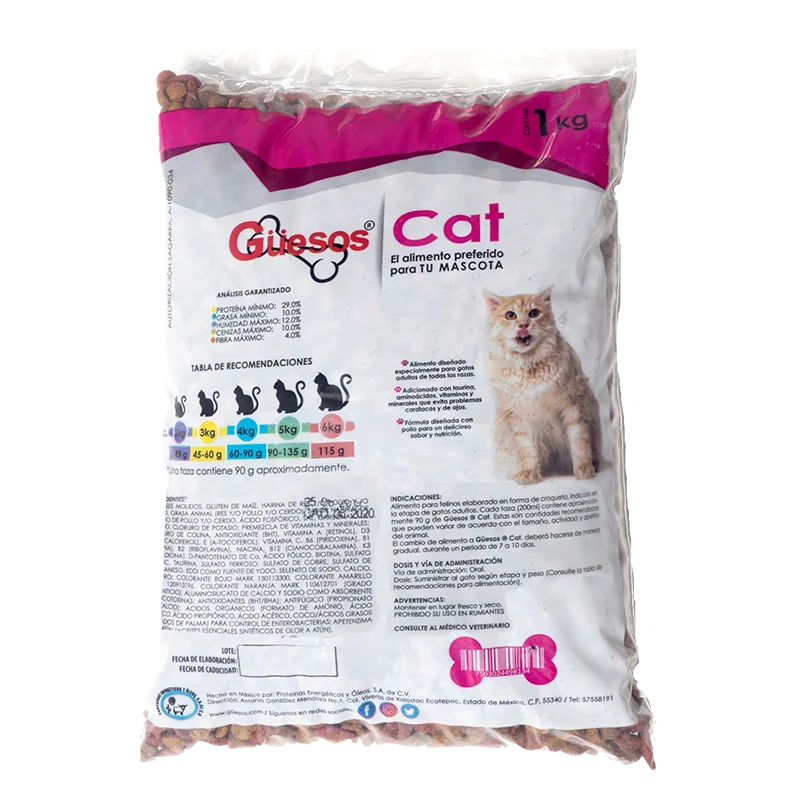 GUESOS CAT  ALIMENTO PARA GATO C/10 K