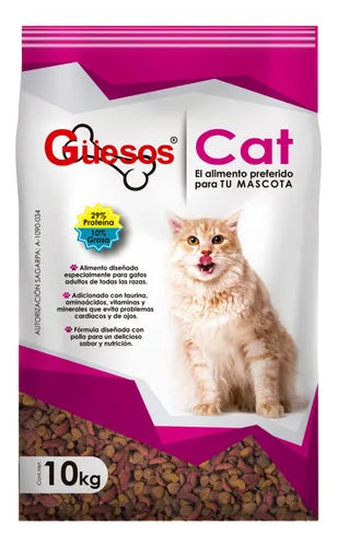 GUESOS CAT  ALIMENTO PARA GATO C/10 K