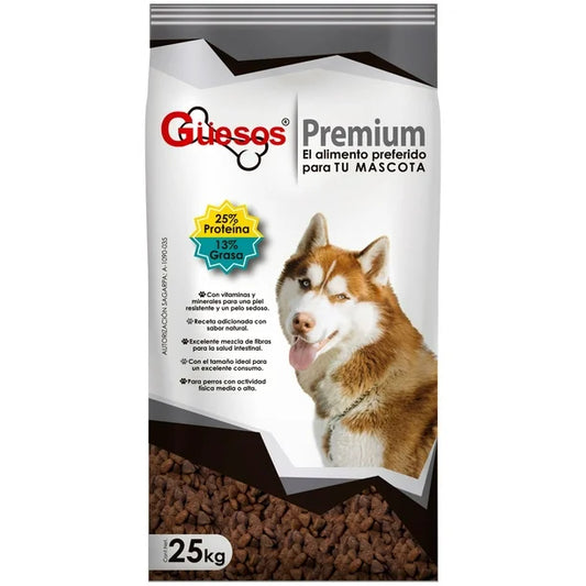 GUESOS PREMIUM ALIMENTO PARA PERRO ADULTO C/25 K