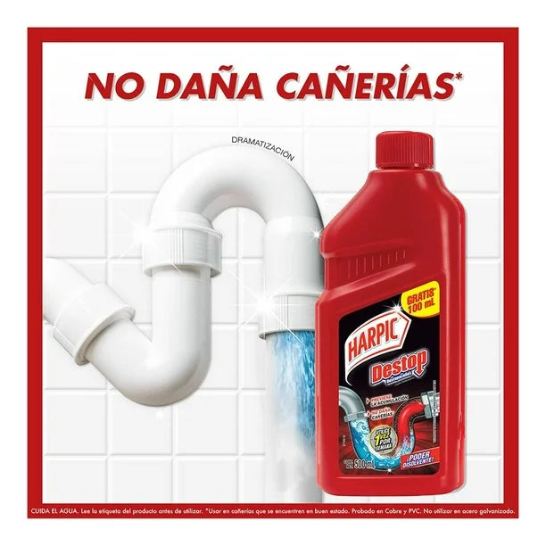 HARPIC DESTAPACAÑOS DESTOP LIQUIDO 500 ML