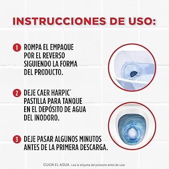 HARPIC PASTILLA ACUATICA 12/2/45 G