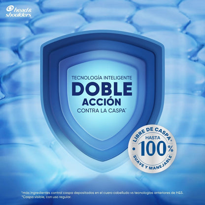 HEAD AND SHOULDERS SHAMPOO 2EN1 SUAVE Y MANEJABLE 24/90 ML