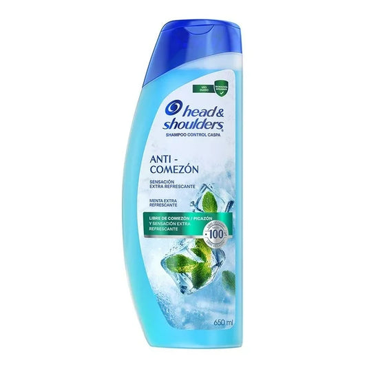 HEAD AND SHOULDERS SHAMPOO ANTICOMEZON MENTA EXTRA REFRESCANTE 10/650 ML