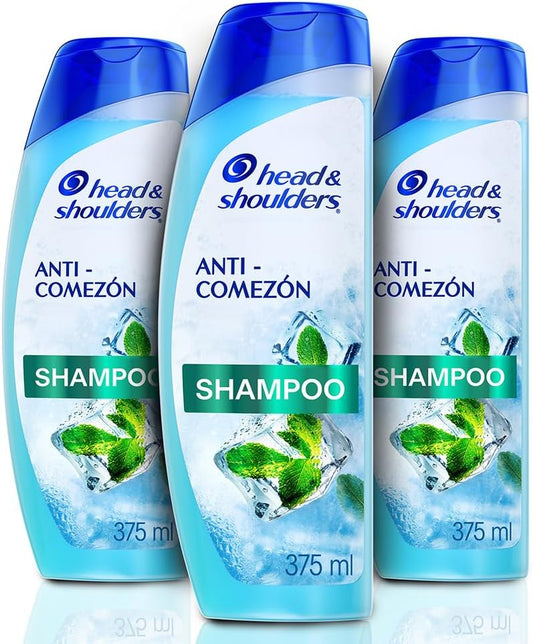 HEAD AND SHOULDERS SHAMPOO ANTICOMEZON MENTA EXTRA REFRESCANTE 12/375 ML