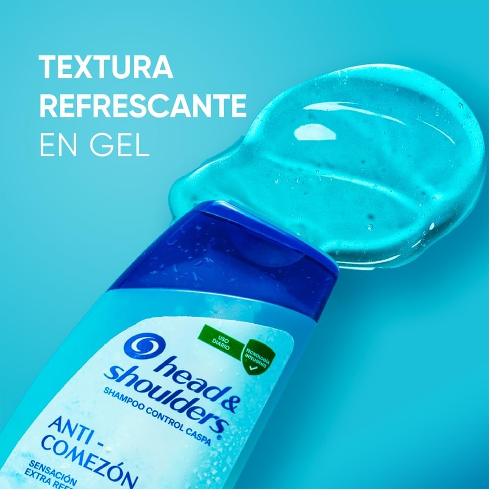 HEAD AND SHOULDERS SHAMPOO ANTICOMEZON MENTA EXTRA REFRESCANTE 12/180 ML