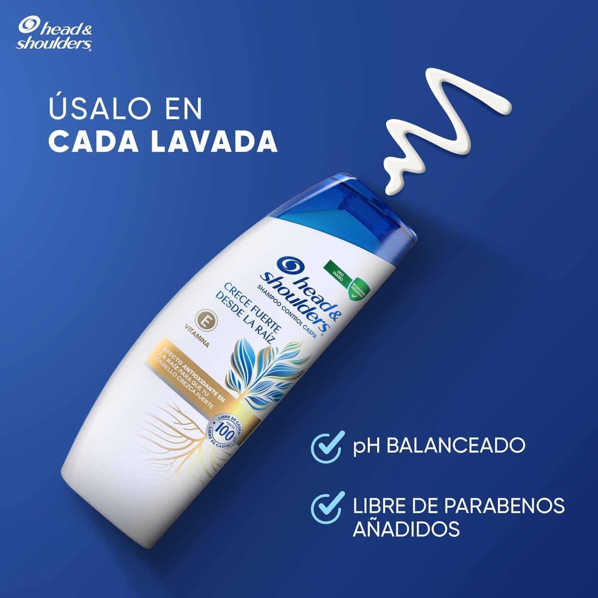 HEAD AND SHOULDERS SHAMPOO CRECE FUERTE DESDE LA RAIZ 180 ML