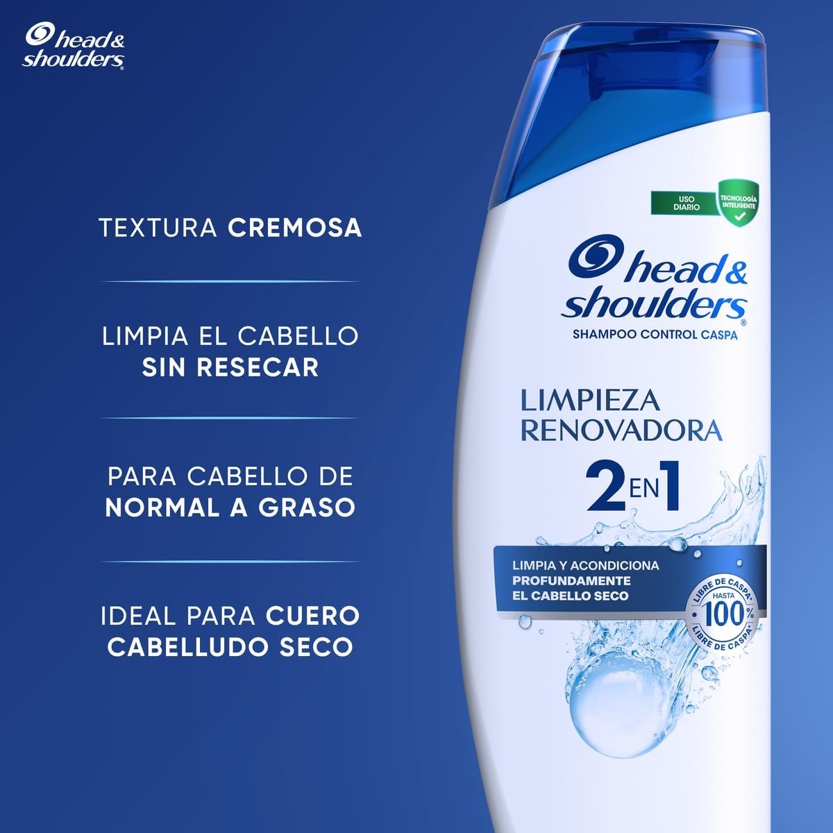 HEAD AND SHOULDERS SHAMPOO LIMPIEZA RENOVADORA 12/375 ML