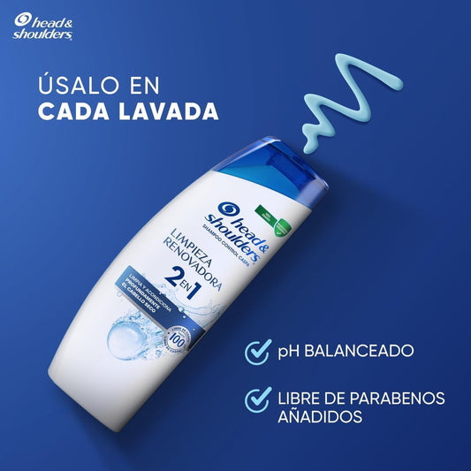 HEAD AND SHOULDERS SHAMPOO LIMPIEZA RENOVADORA 6/4 90 ML