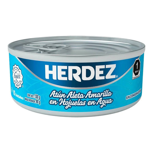 HERDEZ ATUN HOJUELAS EN AGUA 24/130 G