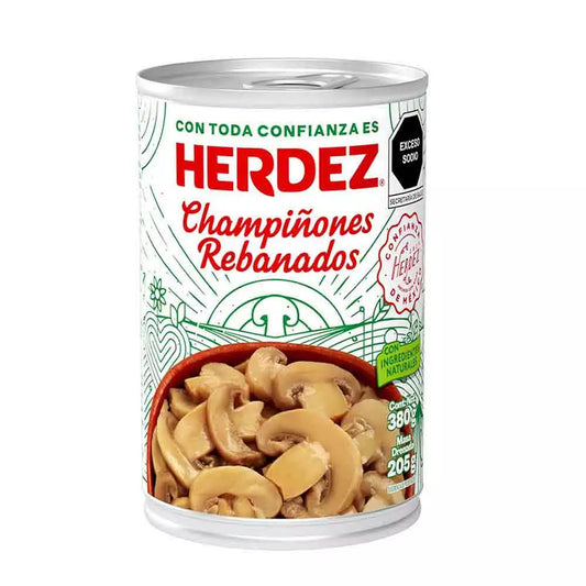 HERDEZ CHAMPINON REBANADO 24/380 G
