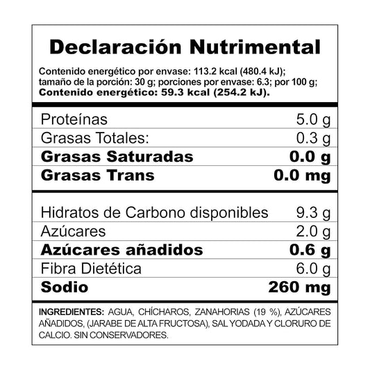 HERDEZ CHICHARO C/ZANAHORIA 24/400 G