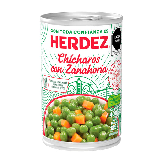 HERDEZ CHICHARO C/ZANAHORIA 24/400 G