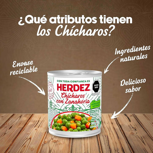 HERDEZ CHICHARO C/ZANAHORIA 48/220 G