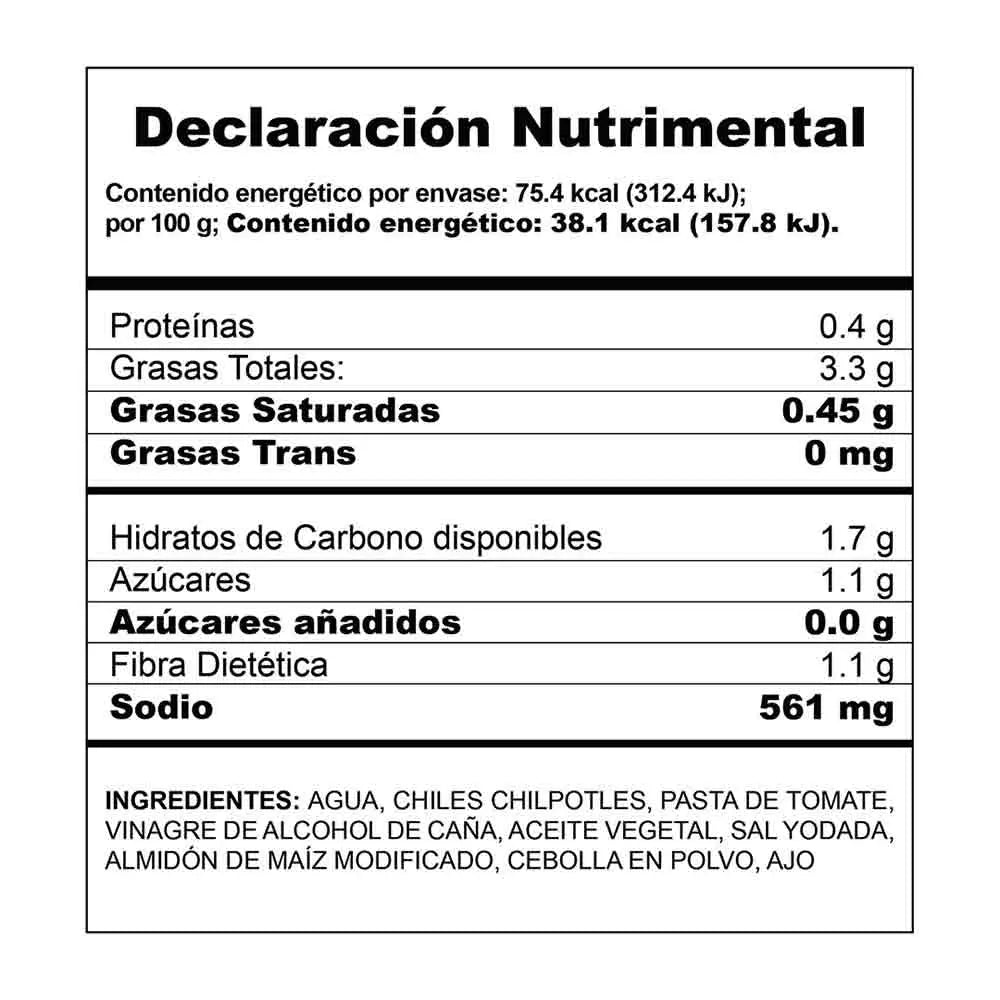 HERDEZ CHIPOTLES 12/198 G 5654