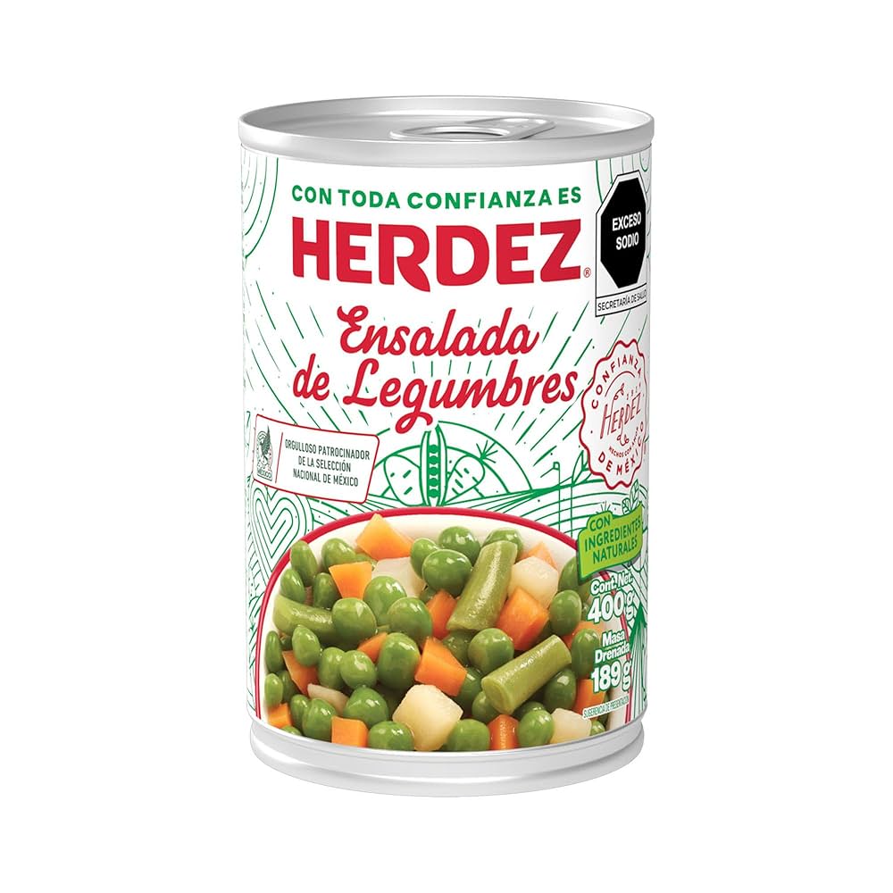 HERDEZ ENSALADA LEGUMBRES 24/400 G