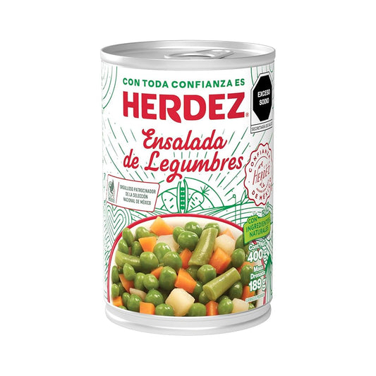 HERDEZ ENSALADA LEGUMBRES 24/400 G
