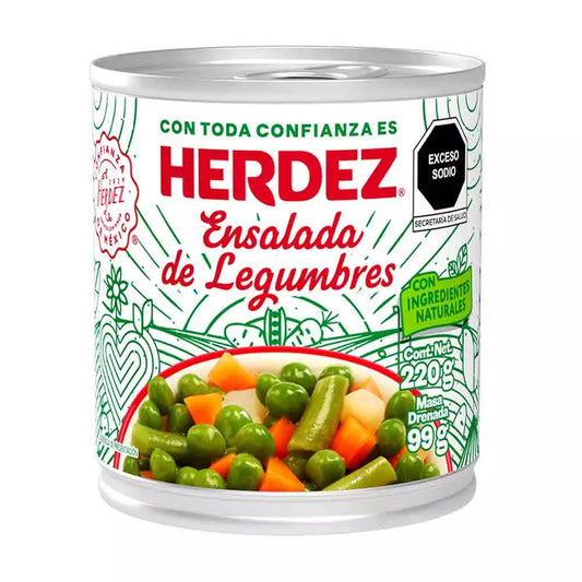 HERDEZ ENSALADA LEGUMBRES 48/220 G