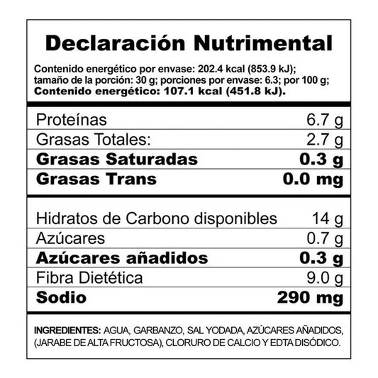 HERDEZ GARBANZO NATURAL 24/400 G