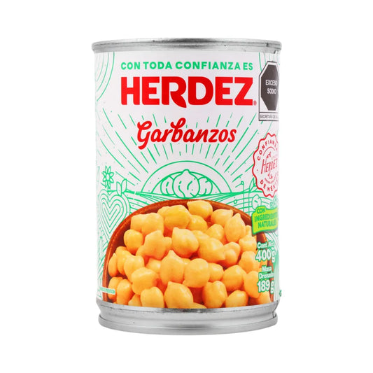 HERDEZ GARBANZO NATURAL 24/400 G