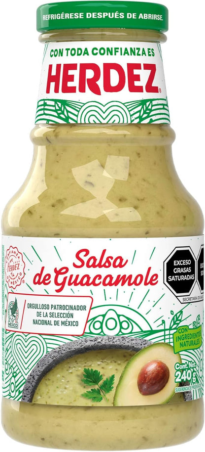 HERDEZ SALSA GUACAMOLE 6/240 G