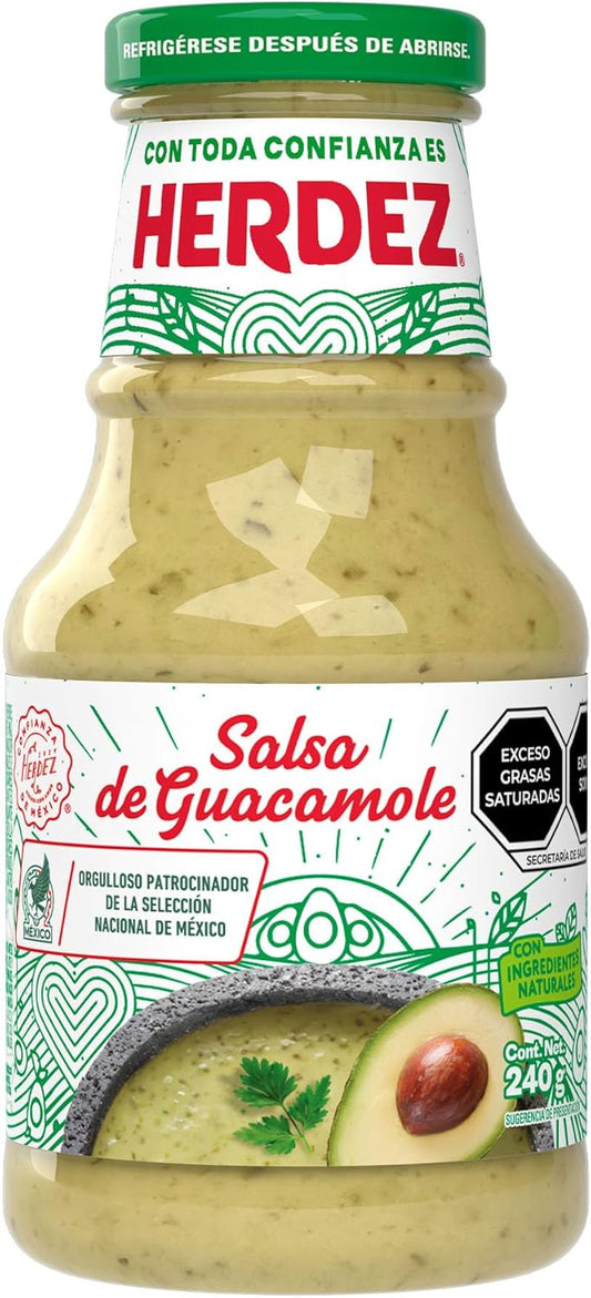 HERDEZ SALSA GUACAMOLE 6/240 G