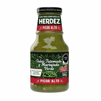HERDEZ SALSA TATEMADA VERDE 12/240 G