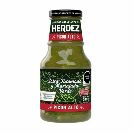 HERDEZ SALSA TATEMADA VERDE 12/240 G