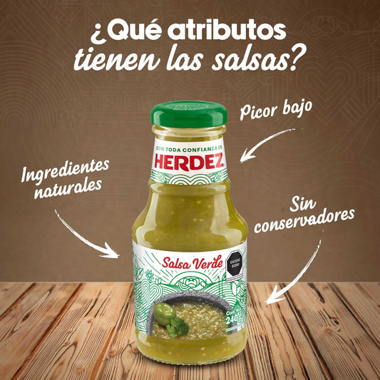 HERDEZ SALSA VERDE 12/240 G
