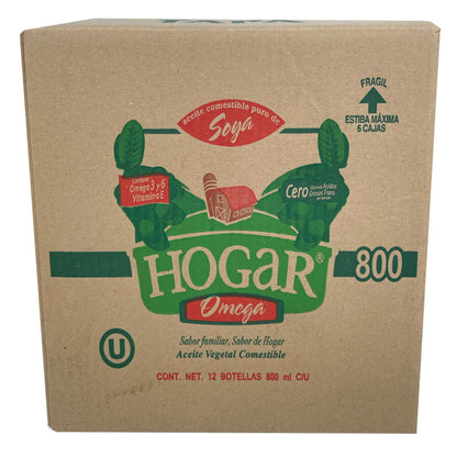 HOGAR ACEITE DE SOYA 12/800 ML