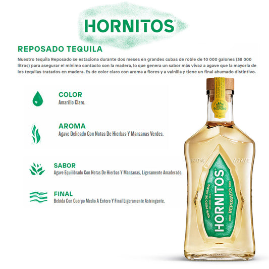 HORNITOS REPOSADO TEQUILA SAUZA C/1000 ML