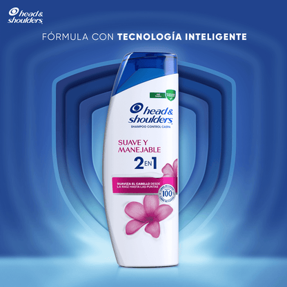 HEAD AND SHOULDERS SHAMPOO 2EN1 SUAVE Y MANEJABLE 10/650 ML