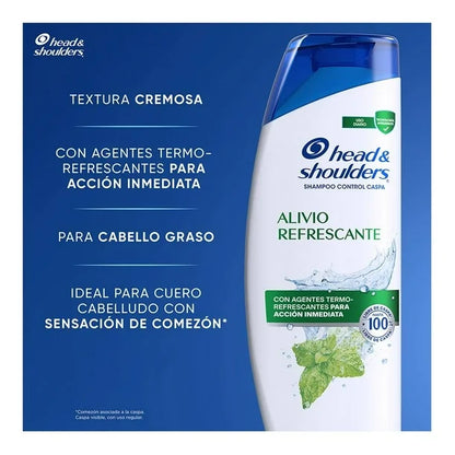 HEAD AND SHOULDERS SHAMPOO ALIVIO REFRESCANTE 10/650 ML