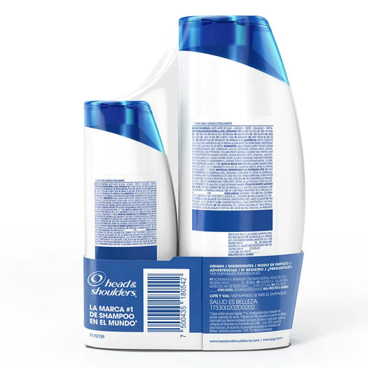 HEAD AND SHOULDERS SHAMPOO LIMP/REVITALIZACION 10/375ML+SH ARGAN180 ML