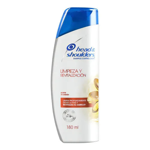 HEAD AND SHOULDERS SHAMPOO LIMPIEZA/REVITALIZACION ARGAN 12/180 ML