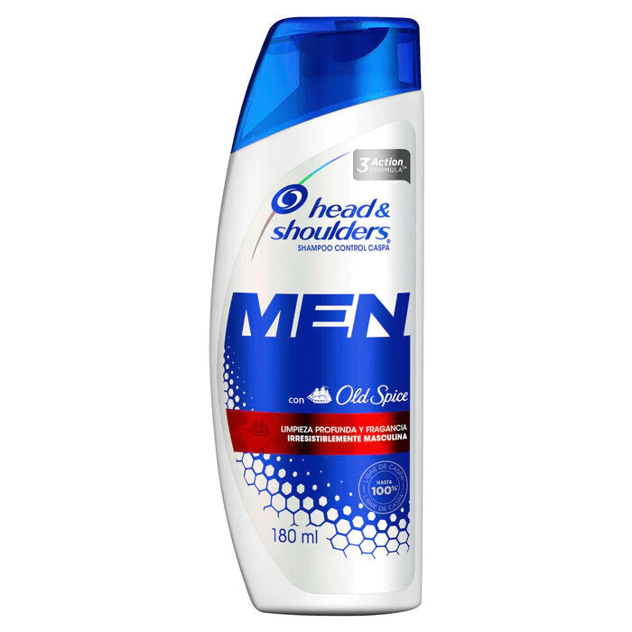 HEAD AND SHOULDERS SHAMPOO LIMP REN/OLD SPICE MEN/SUAV MEN 12/3/180 ML