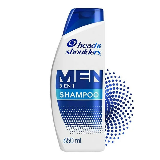 HEAD AND SHOULDERS SHAMPOO MEN 3EN1 10/650 ML