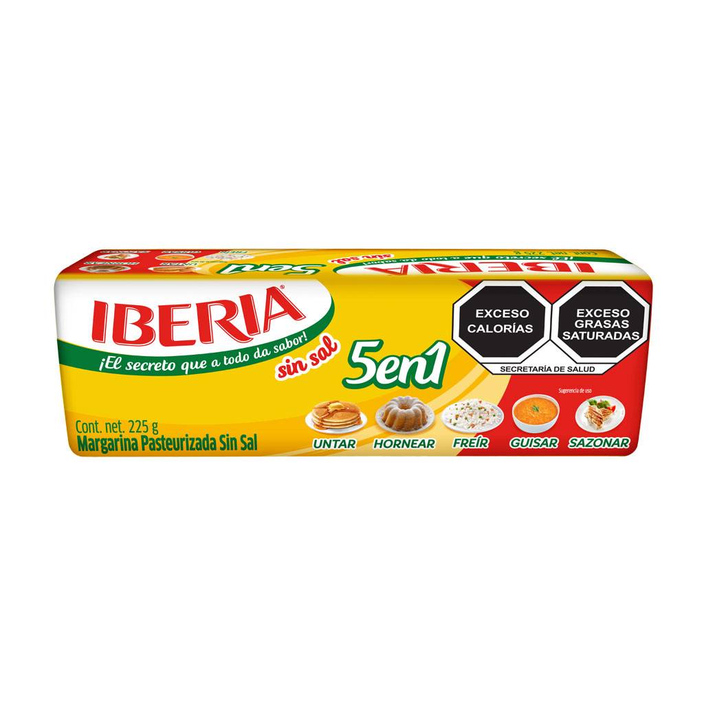 IBERIA MARGARINA SIN SAL 9/225 G