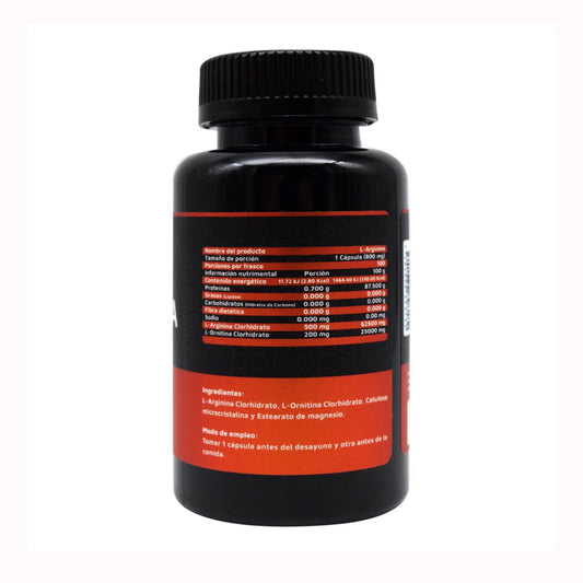 L Arginina 100 Cap