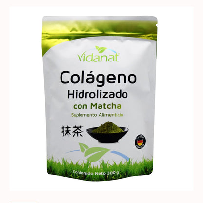 Colageno Hidrolizado Puro Con Matcha 300 G