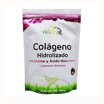 Colageno Hidrolizado Puro Con Biotina Y Acido Hialuronico 300 G