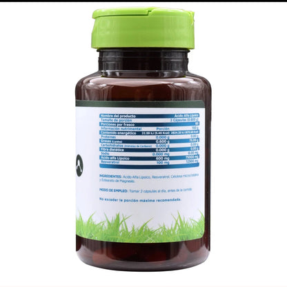 Acido Alfa Lipoico 60 Cap
