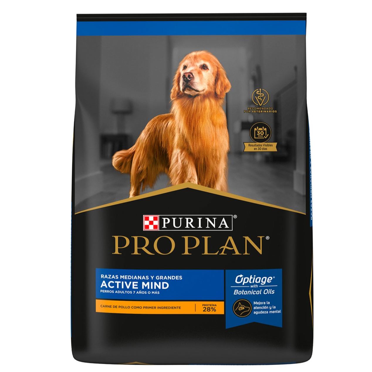 Pro Plan Active Mind, Raza Mediana y Grande, Pollo y Arroz